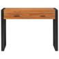 Preview: Schreibtisch mit 2 Schubladen 100x40x75 cm Teakholz
