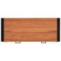 Preview: Schreibtisch mit 2 Schubladen 100x40x75 cm Teakholz
