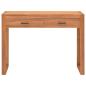 Preview: Schreibtisch mit 2 Schubladen 100x40x75 cm Teakholz