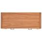 Preview: Schreibtisch mit 2 Schubladen 100x40x75 cm Teakholz
