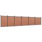 Preview: Zaunelement Braun 1045x186 cm WPC