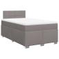 Preview: Boxspringbett mit Matratze Taupe 120x190 cm Stoff