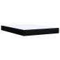 Preview: Boxspringbett mit Matratze Schwarz 160x200 cm Stoff