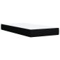 Preview: Boxspringbett mit Matratze Schwarz 80x200 cm Stoff