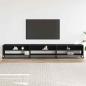 Preview: TV-Schrank Schwarz 270x40x46 cm Holzwerkstoff