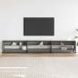 Preview: TV-Schrank Grau Sonoma 270x40x46 cm Holzwerkstoff