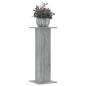 Preview: ARDEBO.de - Pflanzenständer 2 Stk. Grau Sonoma 30x30x80 cm Holzwerkstoff
