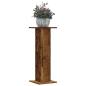 Preview: ARDEBO.de - Pflanzenständer 2 Stk. Altholz-Optik 30x30x80 cm Holzwerkstoff