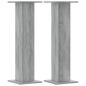 Preview: Pflanzenständer 2 Stk. Grau Sonoma 30x30x95 cm Holzwerkstoff