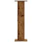 Preview: Pflanzenständer 2 Stk. Altholz-Optik 30x30x95 cm Holzwerkstoff