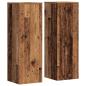 Preview: Pflanzenständer 2 Stk. Altholz-Optik 33x33x100 cm Holzwerkstoff