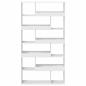 Preview: B?cherregal Wei? 100x33x187,5 cm Holzwerkstoff