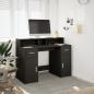 Preview: LED-Schreibtisch Schwarz 120x55x91 cm Holzwerkstoff
