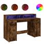 Preview: Desk Räuchereiche 140 x 55 x 91 cm Engineered wood