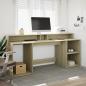 Preview: Desk Sonoma-Eiche 200 x 55 x 91 cm Engineered Wood