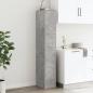 Preview: Apothekerschrank Betongrau 30x41x174,5 cm Holzwerkstoff