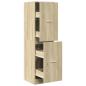 Preview: Apothekerschrank Sonoma-Eiche 40x41x144,5 cm Holzwerkstoff