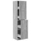 Preview: Apothekerschrank Grau Sonoma 40x41x174,5 cm Holzwerkstoff