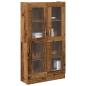 Preview: ARDEBO.de - Highboard Altholz-Optik 82,5x30,5x150 cm Holzwerkstoff