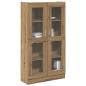Preview: ARDEBO.de - Highboard Artisan-Eiche 82,5 x 30,5 x 150 cm Holzwerkstoff