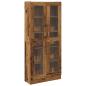 Preview: Highboard Altholz-Optik 82,5x30,5x185 cm Holzwerkstoff