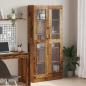 Preview: Highboard Altholz-Optik 82,5x30,5x185 cm Holzwerkstoff