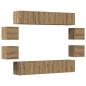 Preview: TV-Schrankset Artisan-Eiche Holzwerkstoff