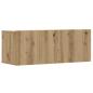 Preview: 3-tlg. TV-Schrank-Set Wandmontage Artisan-Eiche Holzwerkstoff