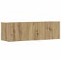 Preview: 2-tlg. TV-Schrank-Set Wandmontage Artisan-Eiche Holzwerkstoff
