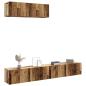 Preview: ARDEBO.de - TV-Wandschränke 3 Stk. Altholz-Optik 100x30x30 cm Holzwerkstoff