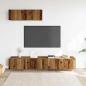 Preview: TV-Wandschränke 3 Stk. Altholz-Optik 100x30x30 cm Holzwerkstoff