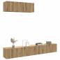 Preview: ARDEBO.de - TV-Wandschränke 3 Stk. Artisan-Eiche 100x30x30 cm Holzwerkstoff