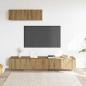Preview: TV-Wandschränke 3 Stk. Artisan-Eiche 100x30x30 cm Holzwerkstoff