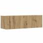 Preview: TV-Wandschränke 3 Stk. Artisan-Eiche 100x30x30 cm Holzwerkstoff