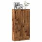 Preview: ARDEBO.de - Bücherschrank Altholz-Optik 82,5x30,5x150 cm Holzwerkstoff