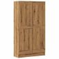 Preview: B?cherschrank Artisan-Eiche 82,5x30,5x150 cm Holzwerkstoff