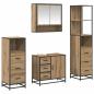 Preview: Badezimmermöbel-Set 4 stk. Artisan-Eiche 65 x 33 x 60 cm