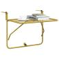 Preview: Balkontisch Golden 60x40 cm Stahl