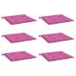 Preview: Gartenstuhl-Kissen 6 Stk. Rosa 50x50x3 cm Stoff