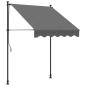 Preview: Markise Einziehbar Anthrazit 150x150 cm Stoff und Stahl