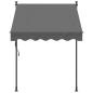 Preview: Markise Einziehbar Anthrazit 150x150 cm Stoff und Stahl
