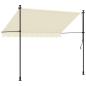 Preview: Markise Einziehbar Creme 300x150 cm Stoff und Stahl