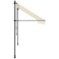 Preview: Markise Einziehbar Creme 350x150 cm Stoff und Stahl