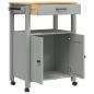 Preview: Küchenwagen MONZA 60x40x88,5 cm Massivholz Kiefer