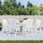 Preview: Hochlehner-Auflagen 6 Stk. Melange Creme 120x50x4 cm Stoff