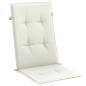 Preview: Hochlehner-Auflagen 6 Stk. Melange Creme 120x50x4 cm Stoff