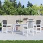 Preview: Niedriglehner-Auflagen 4 Stk Melange Anthrazit 100x50x4cm Stoff