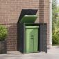 Preview: Mülltonnenbox für Einzeltonne Anthrazit 69x79x117 cm Stahl