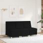 Preview: Modulares Sofa ohne Armlehnen Schwarz 55 cm Stoff