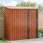 Preview: ARDEBO.de - Gartenhütten Braun 203 x 85,5 x 200 cm Metall